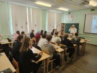 В стенах Лужского  института прошла встреча с писателем Полонским Сергеем Ивановичем