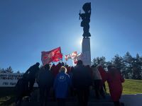 Встреча делегации автопробега «Огонь Памяти»