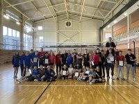 Команда Лужского института приняла участие в турнире по волейболу среди смешанных команд Лужского муниципального района